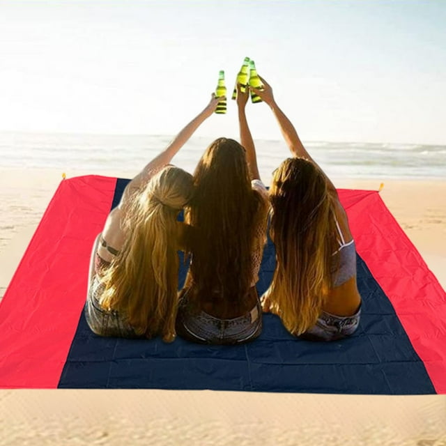Tranfacy Home and Kitchen,Beach Mat,Polyester Outdoor Mat for Nature Activities Liquid Protection Easy Maintenance