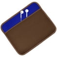 thumbnail image 2 of Slim Neoprene Laptop Sleeve & Tablet Bag, Premium 10.6 Inch Reversible Water Resistant Shockproof Sleeve Case Bag Pouch with Accessory Pocket for Tablets, Netbook, eBook - Chocolate Brown/Teal Blue, 2 of 5