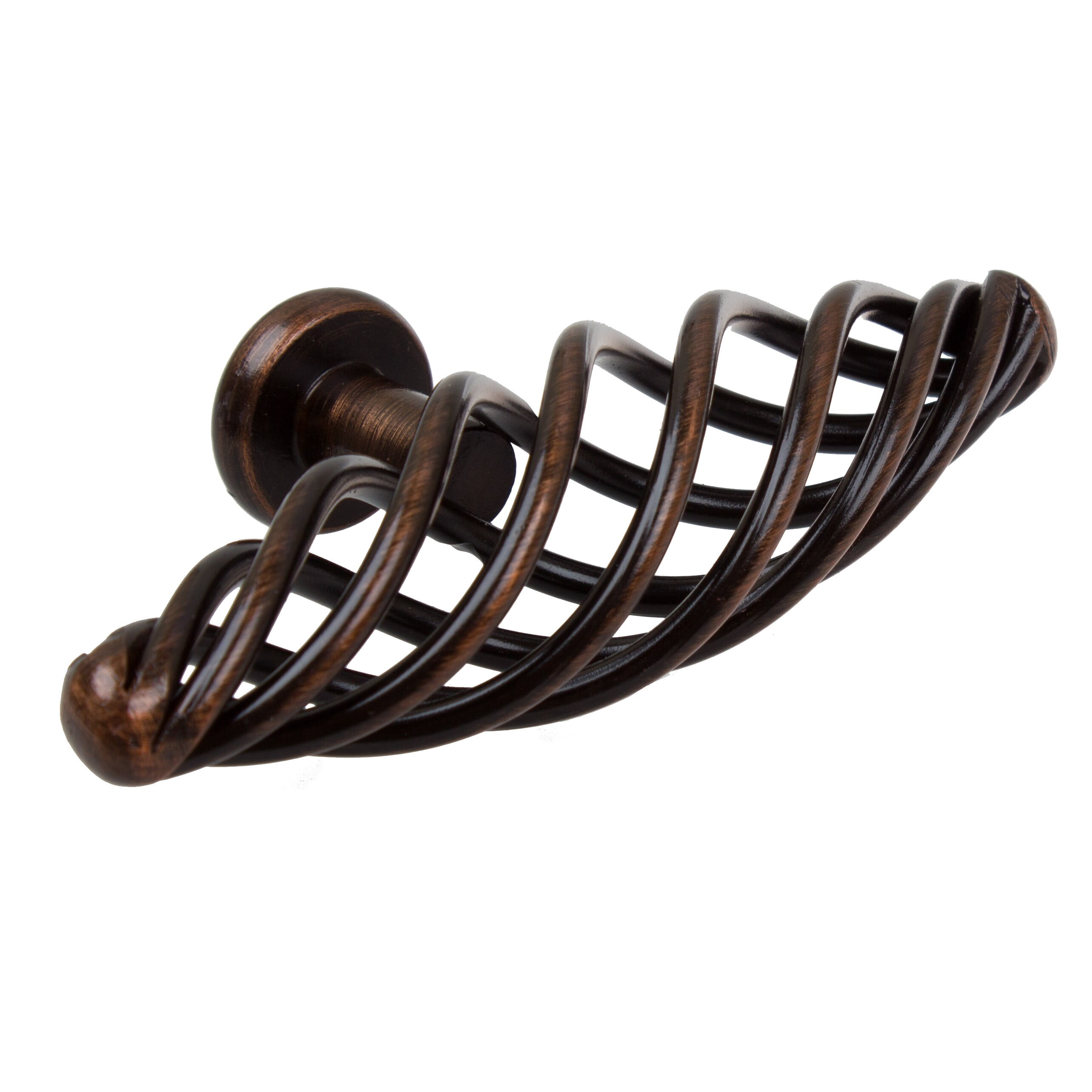 GlideRite 3-7/8 in. Classic Oval Twisted Birdcage Cabinet Knobs, Oil Rubbed Bronze, Pack of 25