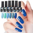 thumbnail image 4 of 6-Bottle Gel Nail Polish Set #21 - Base and Top Coat Gel Nail Polish Set, 6Pcs X 8.5Ml, Nail Polish Easter Mother'S Day Nail Care Makeup Organizers, 4 of 6