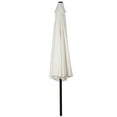 thumbnail image 3 of ABCCANOPY 11FT Patio Half Umbrella With Crank Handle, Light Beige, 3 of 7
