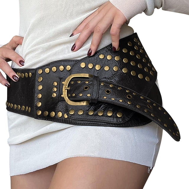 Fashionable Street Trend Belt With Waistband And Versatile Texture Belt For All Seasons