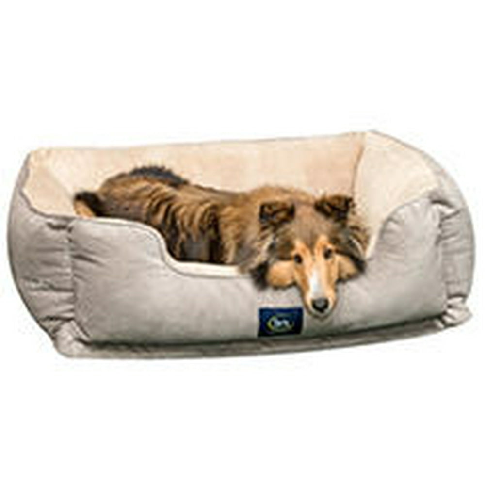 Serta Perfect Sleeper Orthopedic Cuddler Pet Bed 34" x 24", Gray