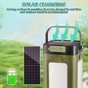 Camping Lantern Rechargeable, Led Camping Lanterns,with 6 Light Modes & IPX65 Waterproof Foldable LED Lantern for Equipment Charging, Life Saving, Camping, Hiking, Fishing, Shelters