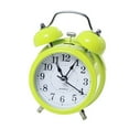thumbnail image 4 of Reloj despertador analógico con alarma fuerte y luz de fondo para dormitorio, mesita de noche, adolescentes y niños. Verde, 4 of 9