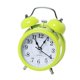 thumbnail image 4 of Reloj despertador sin tictac con luz nocturna, sin ruido, reloj analógico retro para dormitorio Verde, 4 of 9