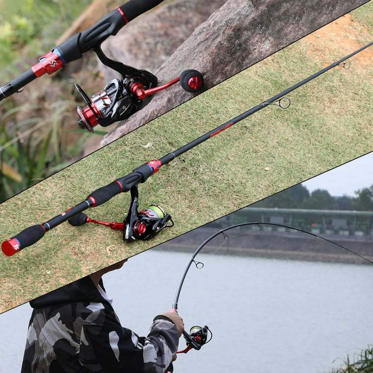  Milerong Fishing Rod And Reel Combos, Carbon Fiber