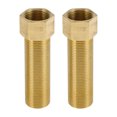 thumbnail image 1 of Adaptador de nipple hembra a macho de latón Unique Bargains 3/4" hembra x 3/4" macho 3.94" 2 piezas, 1 of 7