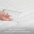 Sunbeam Restful Quilted Water Resistant Heated Mattress Pad Washable