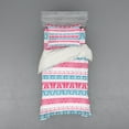 thumbnail image 2 of Ambesonne Tribal Bedding Set 4 Pcs, Folkloric Egyptian Motifs, Queen, Pale Blue Pink White, 2 of 3