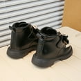 thumbnail image 6 of Eltusu Girls Winter Boots, No Slip Thermal Breathable Bow Kids Shoes Black Size 3(Big Kids), 6 of 9