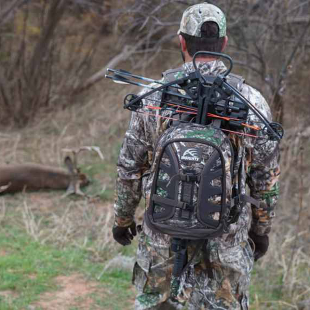 The Shift Crossbow and Rifle Carrier Hunting Backpack by Insights Hunting Realtree EDGE Camo Pattern Walmart