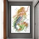 thumbnail image 2 of Hilo Algodón Ecológico Bordado Parcial Punto Cruz Sirena Contado 14 Quilates 40x61cm, 2 of 9