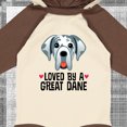thumbnail image 4 of Inktastic Great Dane Dog Lover Boys or Girls Long Sleeve Baby Bodysuit, 4 of 5