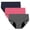 Navy, variant on Gpaecead Women's Period Underwear, High Absorbency Cotton Panties LeakProof Menstrual Underwear Womens 3pc 2XL Black