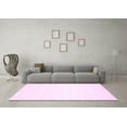 thumbnail image 3 of Ahgly Company Indoor Square Solid Pink Modern Area Rugs, 5' Square, 3 of 4