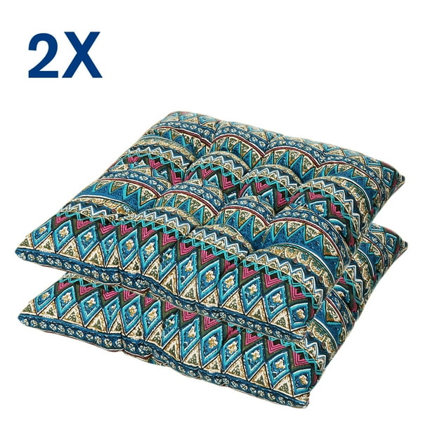 2-Pack Soft Comfort Sit Mat Indoor Outdoor Chair Seat Pads Cushion Pads