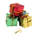 thumbnail image 1 of Mini caja de regalos, modelo de decoración para casa de muñecas, juguete para niños, casa de muñecas en miniatura, caja de regalo y tijeras para, 1 of 8