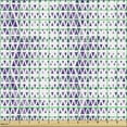 thumbnail image 2 of Geometric Fabric by the Yard Upholstery, Wavy Shadowy Ombre Effect Purple Triangular Diamond Forms Illustration, Decorative Fabric for DIY and Home Accents, White Lilac Violet by Ambesonne, 2 of 5