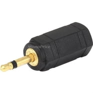 Monoprice 3.5mm TRS Stereo Plug to 3.5mm TS Mono Jack Adapter, Gold ...