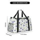 thumbnail image 3 of Balery Purple Chicory Bolsa de Gimnasio para Mujeres, Bolsa de Viaje con Bolsillo Húmedo, Bolsa de Fin de Semana para Mujeres, Bolsa de Viaje Resistente al Agua, 3 of 7