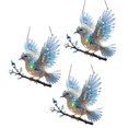 thumbnail image 1 of 2D Acrylic Birds Wall Decor Colorful Stained Glass Art Hanging Ornaments Suncatchers for Window, 1 of 4