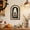 A, variant on Halloween Ghost Wooden Double Layer Decorative Sign, Arch Door Frame Table Ornament, Wall Hanging Decoration for Spooky Ambiance