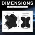 thumbnail image 2 of 4PCS Rubber Car Coil Spring Spacer,Heavy Duty Lift Blocks Kit for Lifting Spacing 1" to 1.5",Professional Front & Rear Cars Spacers Accessories -, 2 of 6