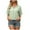 Green, variant on yunLCZ Women's T-shirts Everyday Low Price Shirts For Women Trendy Summer Petal Short Sleeve V Neck Petite Tops Cute Lace Eyelet Blouses Casual Tee Breathable casual blouse loose fit