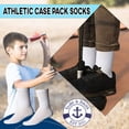 thumbnail image 5 of Yacht & Smith Children & Kids Wholesale Bulk Sports Crew, Athletic Case Pack Socks, by SOCKS'NBULK (12 Pairs White, Kids 6-8 (Shoe size 4-7.5)), 5 of 7