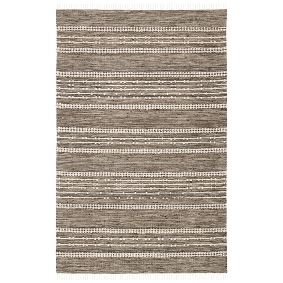 SAFAVIEH Natural Fiber Sylvester Striped Area Rug, Natural/Beige, 8' x 10'