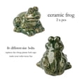 thumbnail image 5 of 1-2pcs Ceramic Frog Toilet Bolt Covers Toilet Bolt Caps Decorative Animals for Bolt Covers Toilet Base, 5 of 5