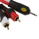 thumbnail image 3 of AUX Auxiliar de sonido de 3,5 2 Conectores RCA Cable Esté Rojo 10 pies, 3 of 8