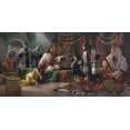 thumbnail image 2 of Seward, James 24x14 Black Ornate Wood Framed with Double Matting Museum Art Print Titled - Who Will Love Him More, 2 of 4