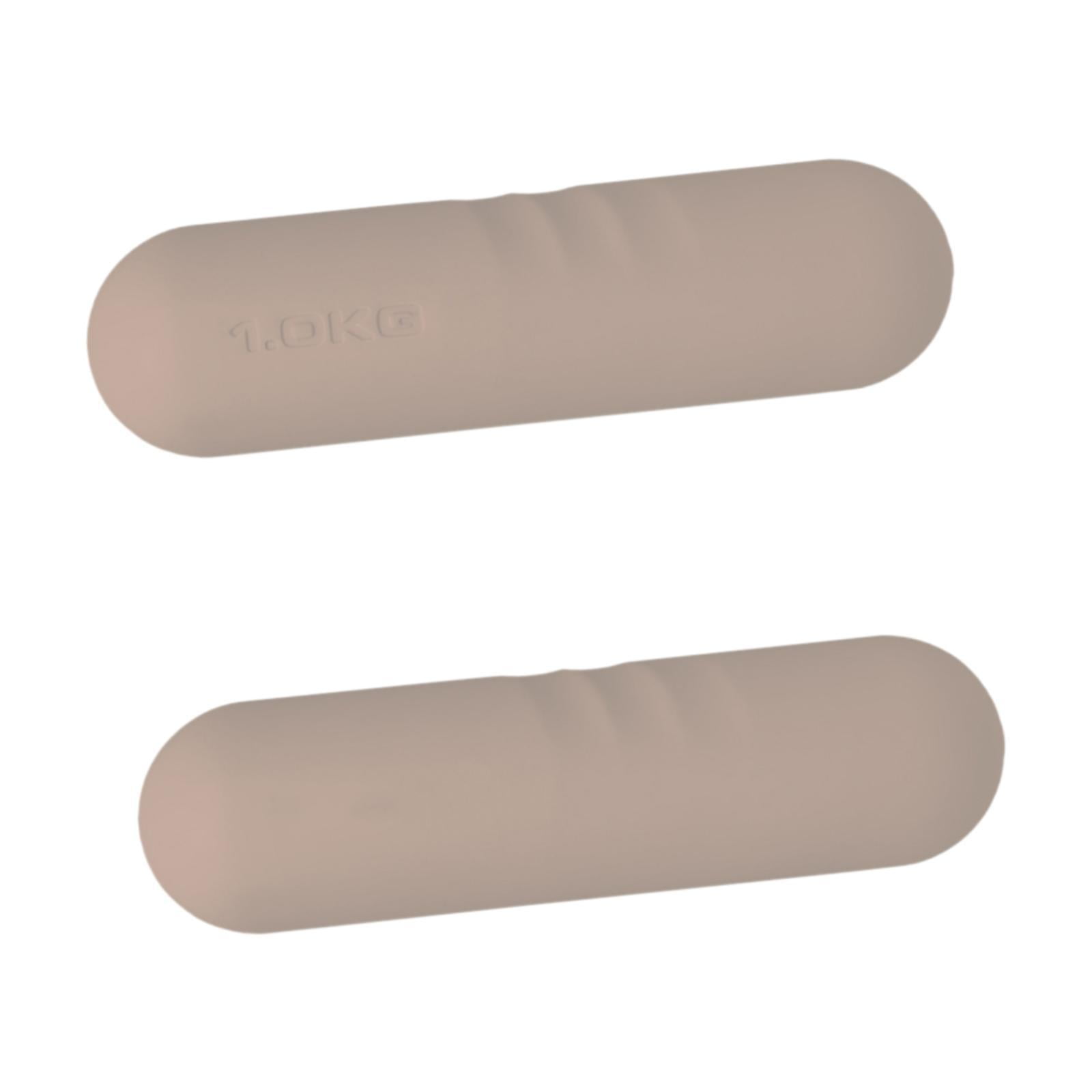 2pcs Dumbbell Weight Bar Hand Weights Strength Training Anti Slip Silicone Coating for Kids Adults Home Gym