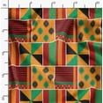 thumbnail image 2 of Soimoi Cotton Poplin Yellow Fabric By the Yard - 42 Inch Wide - African Tribal Material - Artistic and Modern Patterns for Various Uses Printed Fabric, 2 of 6