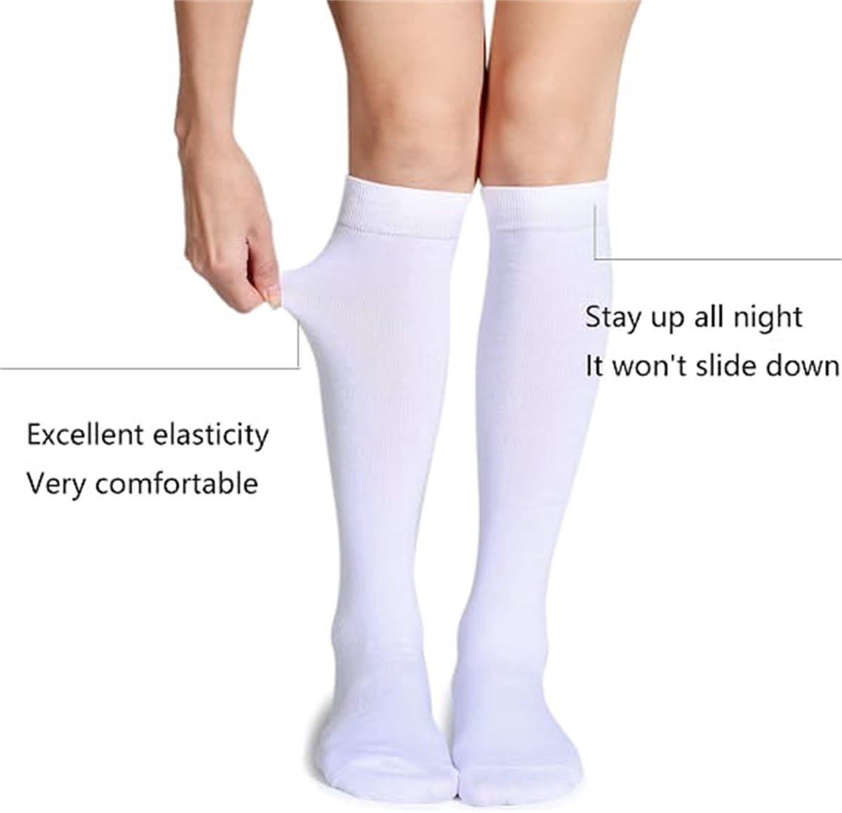 6-Pair Floral Compression Socks For Women & Men - 15-25mmHg Knee High, Breathable Support For Nurses, Running, Travel, Swelling Relief