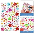 thumbnail image 3 of Uxcell 505 Pcs Gems Stickers for Crafts, 5 Sheet Self-Adhesive Gems Bling Flower Rhinestone Stickers, Multicolor, 3 of 5