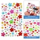 thumbnail image 3 of Uxcell 505 Pcs Gems Stickers for Crafts, 5 Sheet Self-Adhesive Gems Bling Flower Rhinestone Stickers, Multicolor, 3 of 5