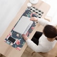 thumbnail image 3 of Long Mouse Pads for Desk,Pioneer Flower Floral Print Pattern Desk Mats on Top Of Desks, Desk Mouse Pad Extra Large with 3mm Non-Slip Base and Stitched Edge for Gaming,Office,Work,Home 31.5"x11.8", 3 of 6