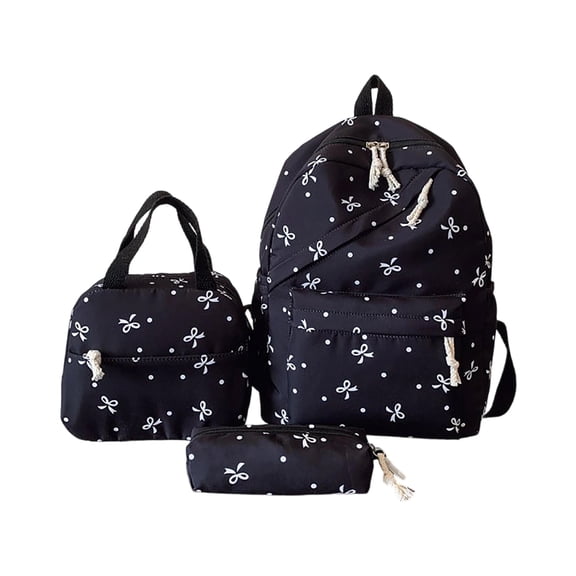 RFQWOVSR Stylish 3-Piece Backpack Set for College and Travel