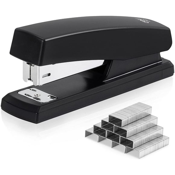 Stapler, Desk Stapler, Office Stapler, 25 Sheet Capacity, Finance Stapler Office Supplies Student Stationery, White