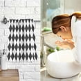 thumbnail image 7 of Yayeee 100% Cotton Hand Towels for Bathroom 16" x 28" Soft Absorbent Kitchen Towel, Black and White Geometric, 7 of 7