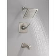 thumbnail image 2 of Delta Geist, Wall Mount Showerhead & Tub Faucet, Brushed Nickel, 2 of 2