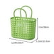 thumbnail image 3 of Cesta de baño portátil de plástico - Organizador de almacenamiento plegable para baño, ducha o viajes - 33 x 28 x 13,5 cm, verde o blanco, 3 of 6