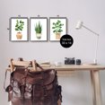 thumbnail image 3 of Stupell Minimal Potted Plants Botanicals Botanical & Floral Painting Black Framed Art Print Wall Art, Set of 3, 3 of 9