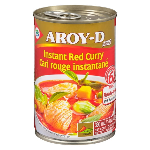 Soupe de curry rouge instantané Aroy-D 390 ml