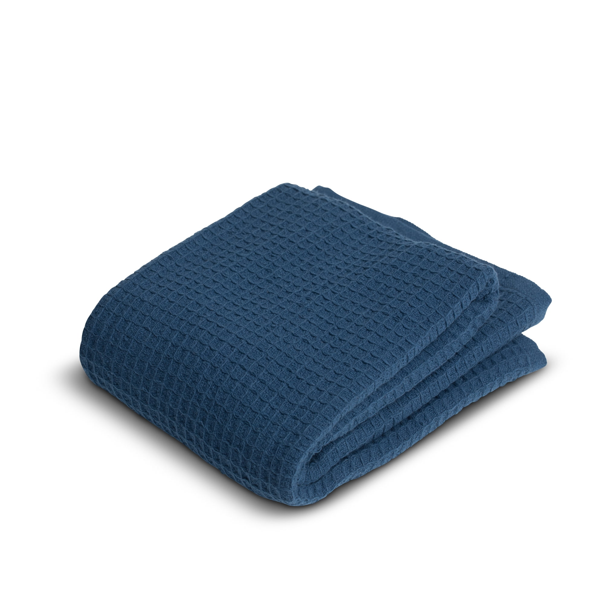 Yellowstone 4-Piece Cotton Navy Kitchen Towel Set, Kayce Collection