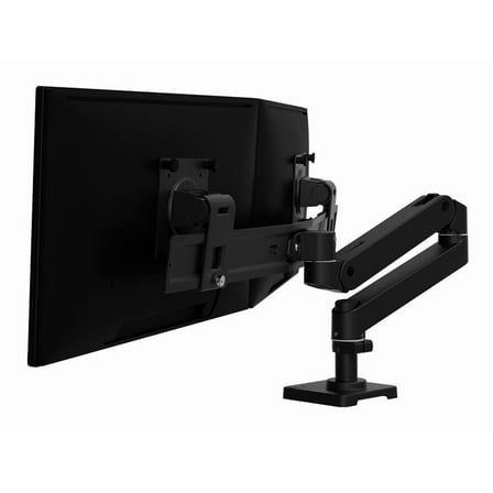 Ergotron 45684292 Dual Direct Monitor Arm Matte Black
