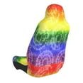 thumbnail image 2 of Wukai Colorful Tie Dye Full Set Car Seat Covers with Soft Padding Universal Auto Front Seats Protector and Cushion Mat, 2 of 5